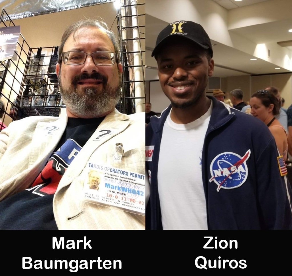 Mark Baumgarten & Zion Quiros, hosts of MarkWHO42's Universe, who will be attending Sunrise Comic-Con on August 13th, 2022 at the Sunrise Civic Center located at 10610 West Oakland Park Boulevard,
Sunrise, FL 33351 in South Florida
